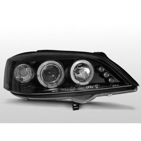 Angel Eyes Headlights Opel Astra G 02.98-02.04 Black LPOP18 LPOP18 189,90 €