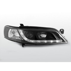 Vordere Tageslichtscheinwerfer Opel Vectra B 01.99-03.02 Schwarz LPOP48