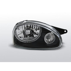 Phares Avant Angel Eyes Opel Corsa B 02.93-10.00 Noir