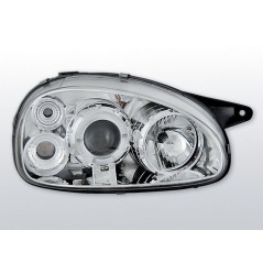 Scheinwerfer Angel Eyes Opel Corsa B 02.93-10.00 Chrom LPOP13