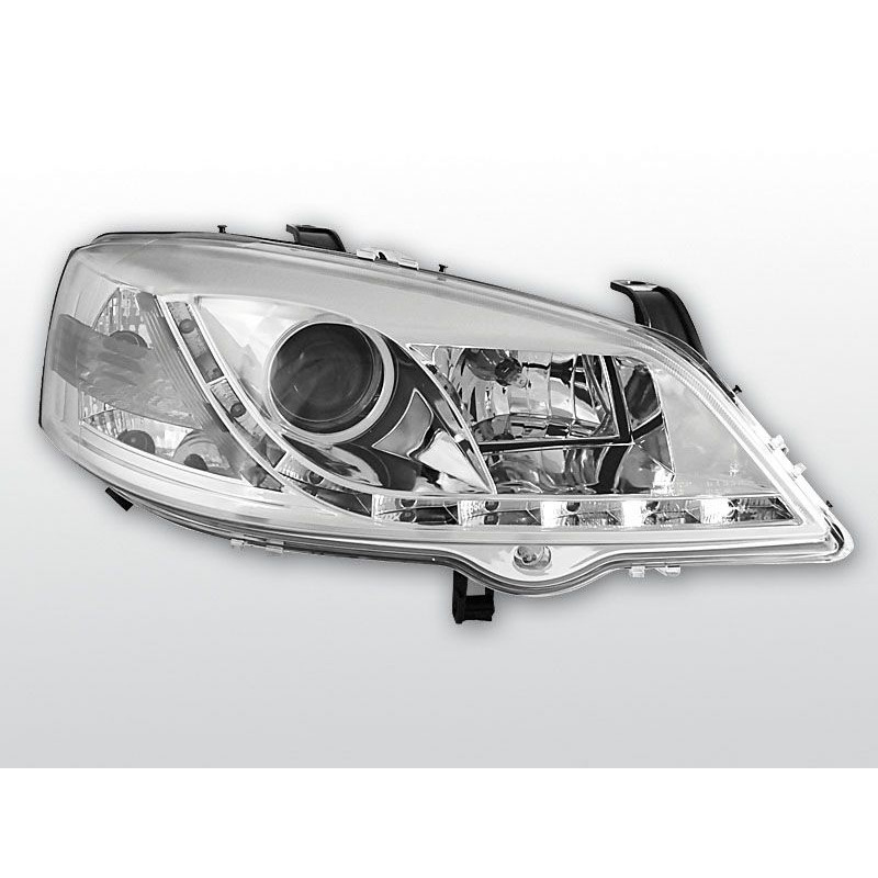 Scheinwerfer Daylight Opel Astra G 09.97-02.04 Chrom LPOP39