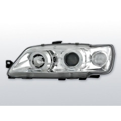 Phares Avant Angel Eyes Peugeot 306 02.93-04.97 Chrome