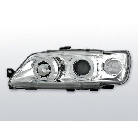 Angel Eyes Frontscheinwerfer Peugeot 306 02.93-04.97 Chrom LPPE08