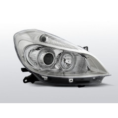 Phares Avant Angel Eyes Renault Clio 3 05-09 Chrome