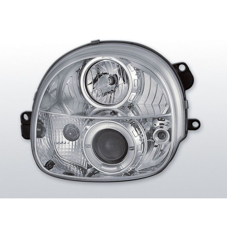 Phares Avant Angel Eyes Renault Twingo 03.93-09.98 Chrome