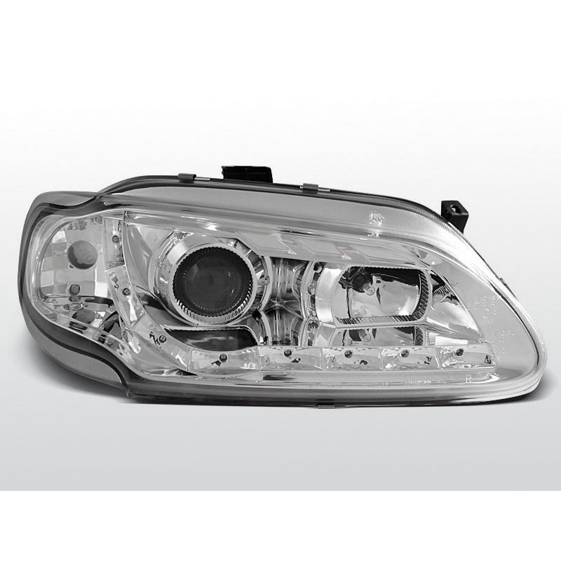 Vordere Tageslichtscheinwerfer Renault Megane/Scenic 96-02.99 Chrom LPRE23