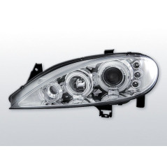 Angel Eyes Frontscheinwerfer Renault Megane 03.99-10.02 Chrom LPRE09