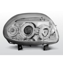 Angel Eyes Frontscheinwerfer Renault Clio 2 09.98-05.01 Chrom LPRE21