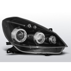 Angel Eyes Frontscheinwerfer Renault Clio 3 05-09 Schwarz LPRE28