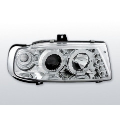 Phares Avant Angel Eyes Seat Ibiza/Cordoba 10.93-08.99 Chrome