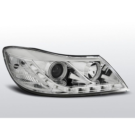 Headlights Daylight Skoda Octavia 09-12 Chrome LPSK20 LPSK20 299,90 €