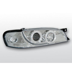 Phares Avant Angel Eyes Subaru Impreza 05.93-10.00 Chrome