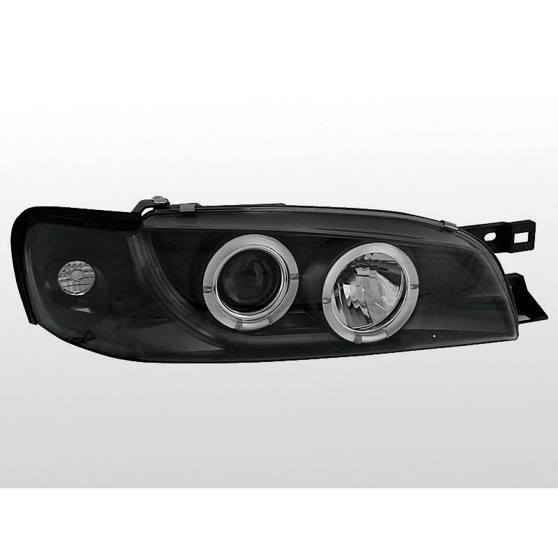 Angel Eyes Frontscheinwerfer Subaru Impreza 05.93-10.00 Schwarz LPSU02