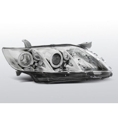 Phares Avant Angel Eyes Toyota Camry 6 XV40 06-09 Chrome