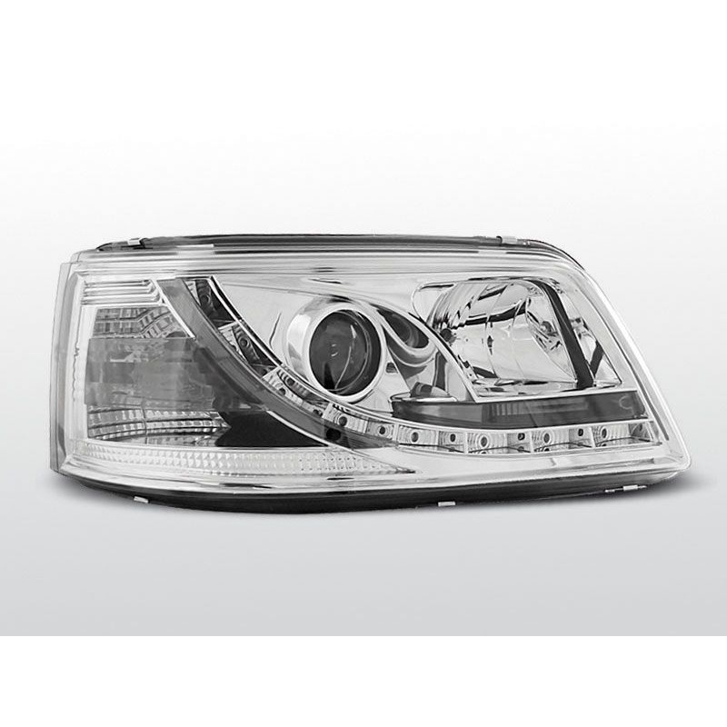 Phares Avant TRU DRL Volkswagen T5 04.03-08.09 Chrome