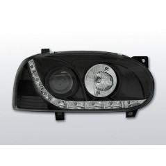 DayLight Frontscheinwerfer Volkswagen Golf 3 09.91-08.97 Schwarz LPVW95