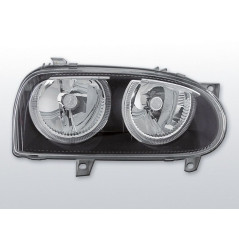 Phares Avant Angel Eyes Volkswagen Golf 3 09.91-08.97 Noir