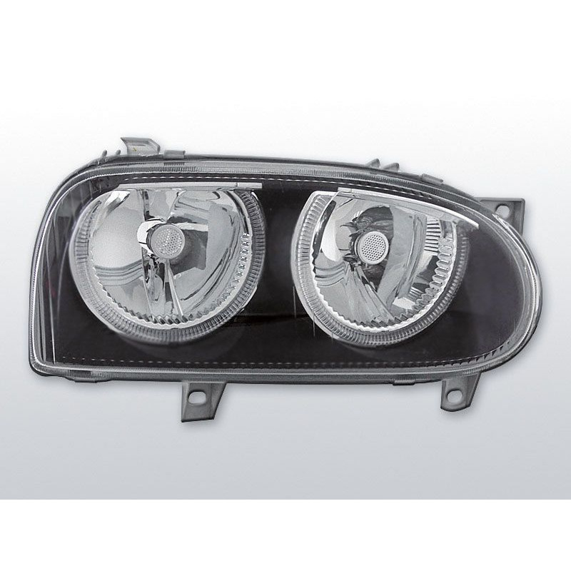 Angel Eyes Frontscheinwerfer Volkswagen Golf 3 09.91-08.97 Schwarz LPVW29