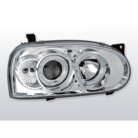 Angel Eyes Front Headlights Volkswagen Golf 3 09.91-08.97 Chrome LPVW02 LPVW02 149,90 €