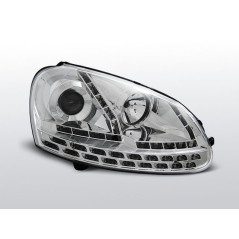 Phares Avant Daylight Volkswagen Golf 5 03-08 Chrome