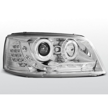 Phares Avant Daylight Volkswagen T5 04.03-08.09 Chrome Phares avant