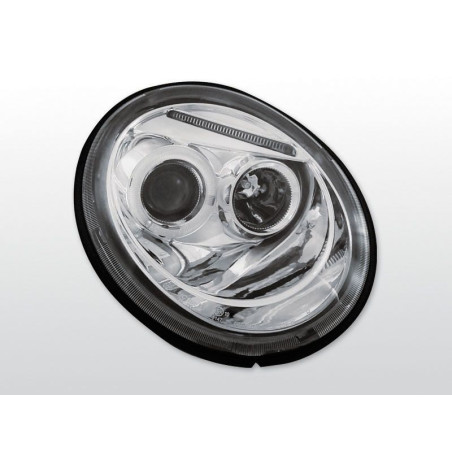 Headlights Angel Eyes Volkswagen New Beetle 10.98-05.05 Chrome LPVW75 LPVW75 219,90 €