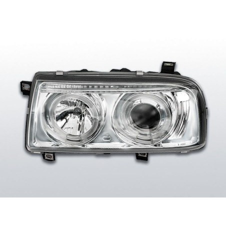 Phares Avant Angel Eyes Volkswagen Vento 01.92-08.98 Chrome