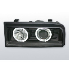 Angel Eyes Frontscheinwerfer Volkswagen Corrado 88-95 Schwarz