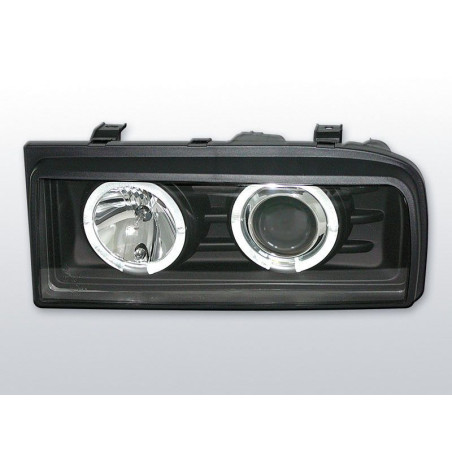 Angel Eyes Frontscheinwerfer Volkswagen Corrado 88-95 Schwarz