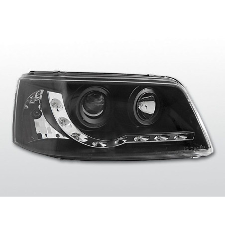 Phares Avant Daylight Volkswagen T5 04.03-08.09 Noir Phares avant