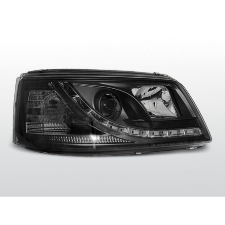 Phares Avant Daylight Volkswagen T5 04.03-08.09 Noir Phares avant