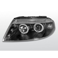 Phares Avant Angel Eyes Volkswagen Passat 3BG 09.00-03.05 Noir