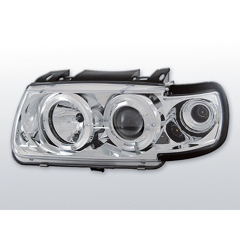 Angel Eyes Frontscheinwerfer Volkswagen Polo 6N 10.94-09.99 Chrom LPVW05