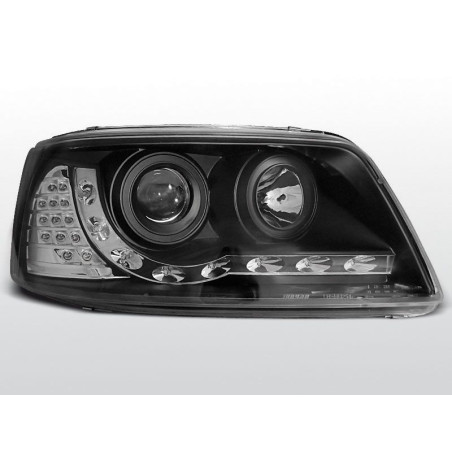 Phares Avant Daylight Volkswagen T5 04.03-08.09 Noir Phares avant