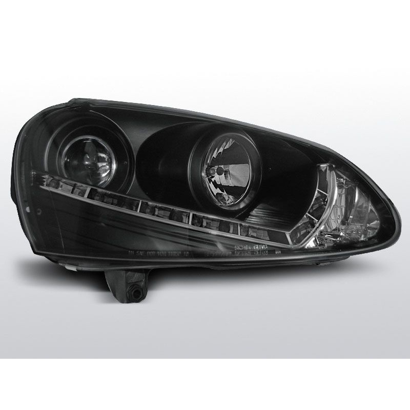 Daylight D2S Frontscheinwerfer Volkswagen Golf 5 03-08 Schwarz LPVWD5