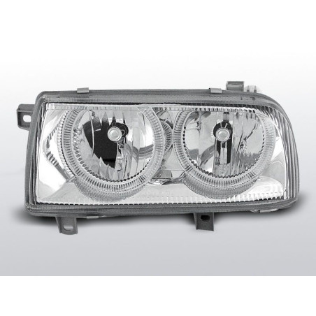 Phares Avant Angel Eyes Volkswagen Vento 01.92-08.98 Chrome