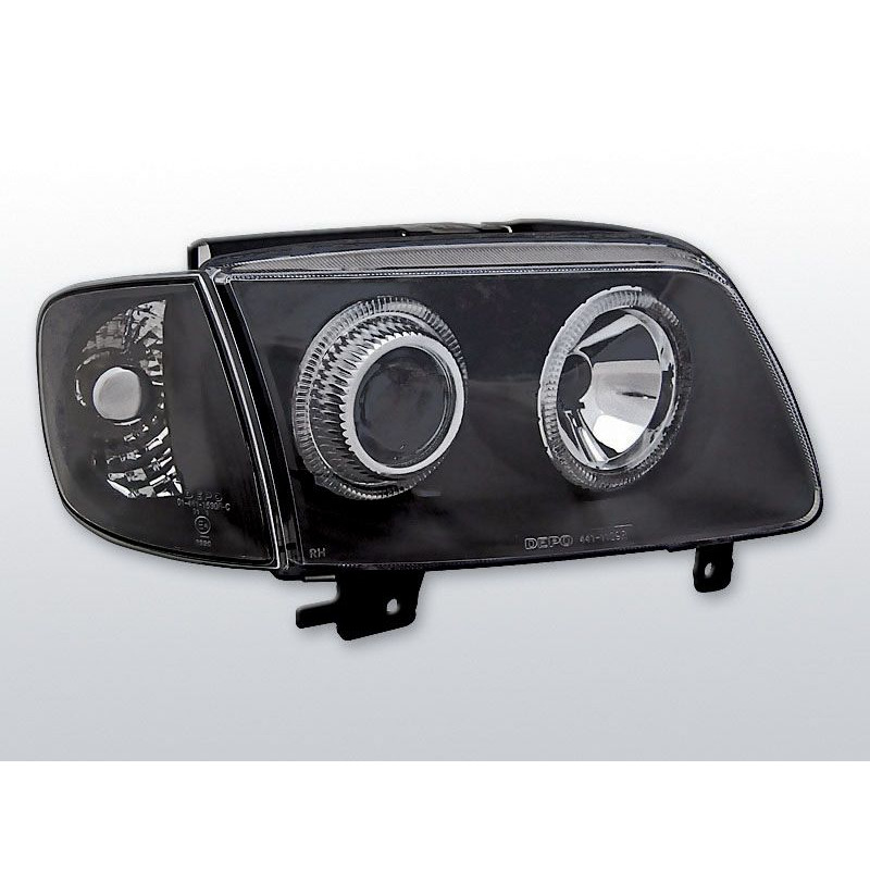 Angel Eyes Frontscheinwerfer Volkswagen Polo 6N2 10.99-10.01 Schwarz LPVW63