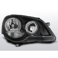 Angel Eyes Front Headlights Volkswagen Polo 9N3 04.05-09 Black