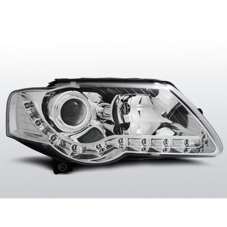 Phares Avant Daylight Volkswagen Passat B6 3C 03.05-10 Chrome