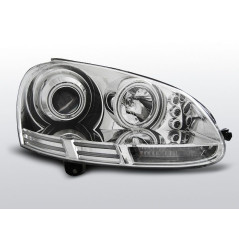 Frontscheinwerfer Angel Eyes CCFL Volkswagen Golf 5 10.03-09 Chrom LPVWJ0