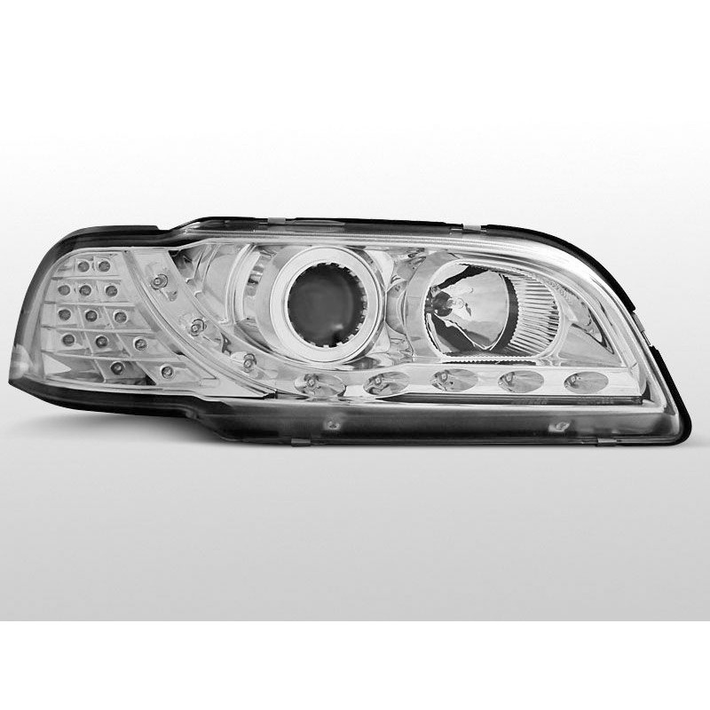 Phares Avant Daylight Volvo S40/V40 02.96-04.00 Chrome