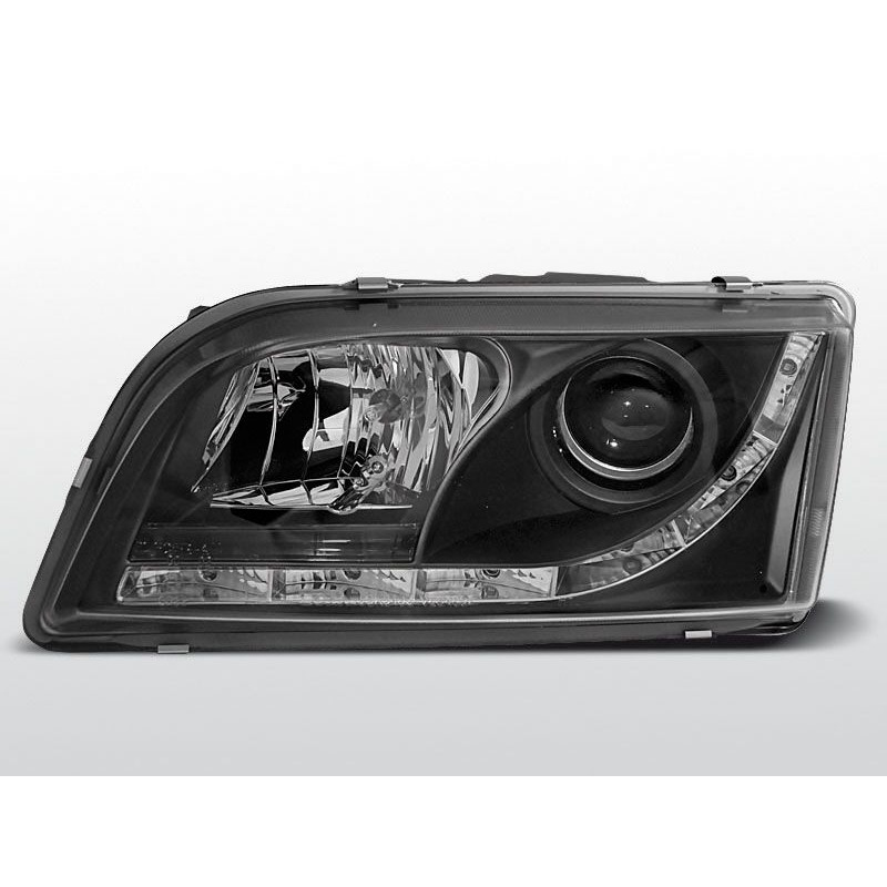 Vordere Tageslichtscheinwerfer Volvo S40/V40 02.96-12.03 Schwarz LPVO08