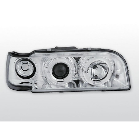 Phares Avant Angel Eyes Volvo 850 92-12.96 Chrome