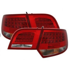 Feux Arrière Audi A3 8P Sportback 04-08 à Leds Rouge/Claire