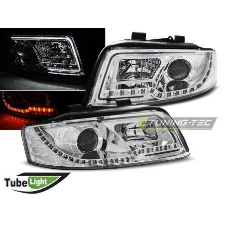 Front Headlights Tube Light Audi A4 B6 0.00-10.04 Chrome LPAUC2 LPAUC2 299,90 €