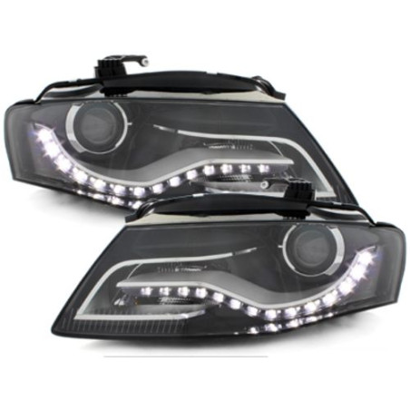 Audi A4 B8 04.08- 11 TRU/DRL Black Front Headlights LPAUC6 LPAUC6 489,90 €