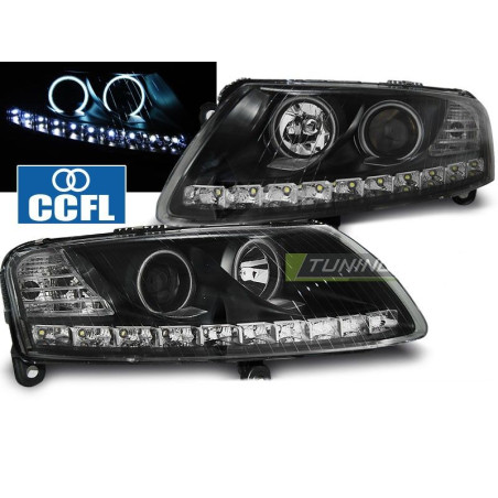 Angel Eyes Headlights Audi A6 C6 04.04-08 Black LPAUA4 LPAUA4 449,00 €