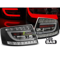 Feux Arrière Tube Light Leds Audi A6 C6 Berline 04.04-08 Noir (6 broches)