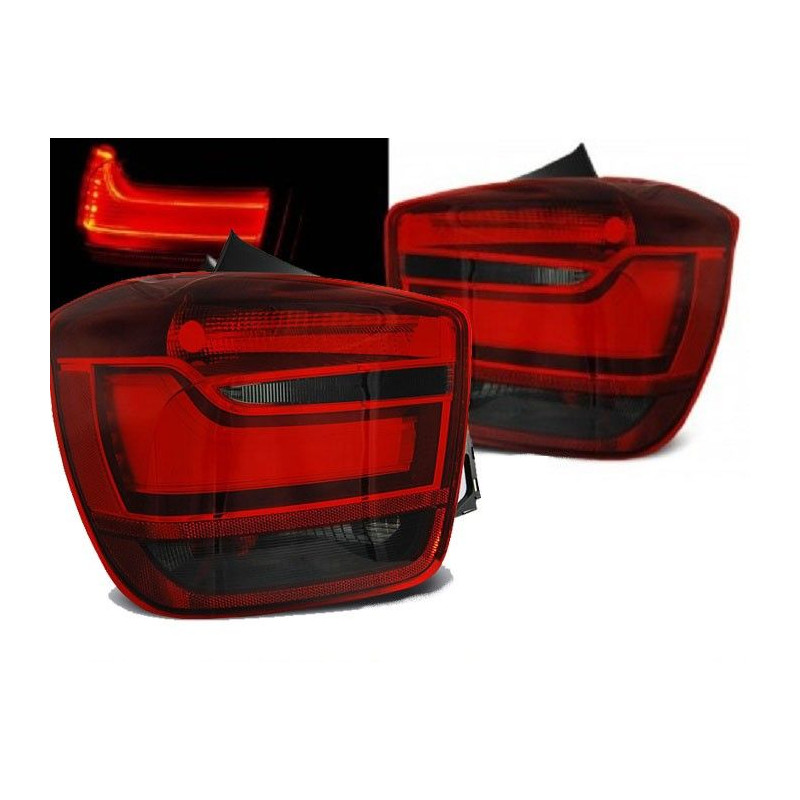 Feux Arrière Led Bar BMW F20/F21 Rouge/Fumé