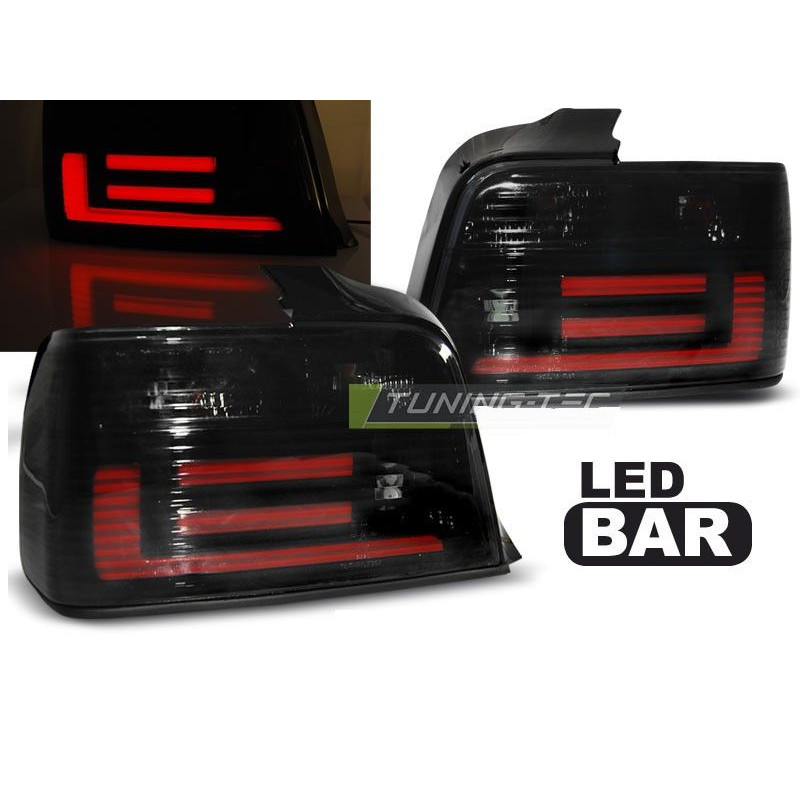 Feux Arrière BMW E36 Berline 12.90-08.99 Led Bar Fumé